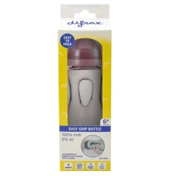 Difrax Handgreepfles Raspberry 240 ml