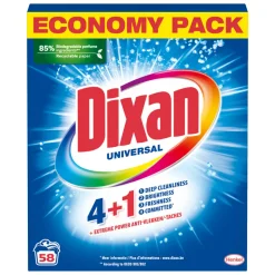 Dixan Waspoeder Universeel - 58 Wasbeurten 3,422 kilo