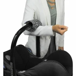 Dooky Arm Cushion Grey Leaves