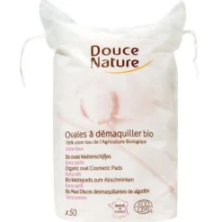 Douce nature Wattenschijfjes Bio Katoen Ovaal 50 stuks