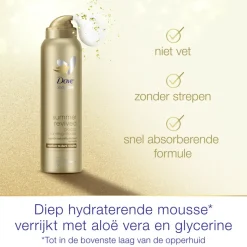 Dove Bodymousse DermaSpa Medium-Dark 150 ml