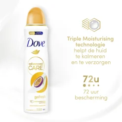 Dove Deodorant Spray Advanced Care Passievrucht & Citroengras 150 ml