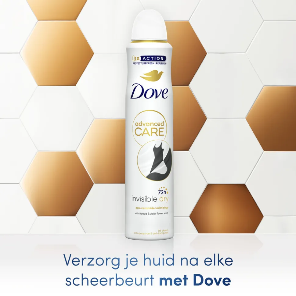 Dove Deodorant Spray Invisible Dry 200 ml