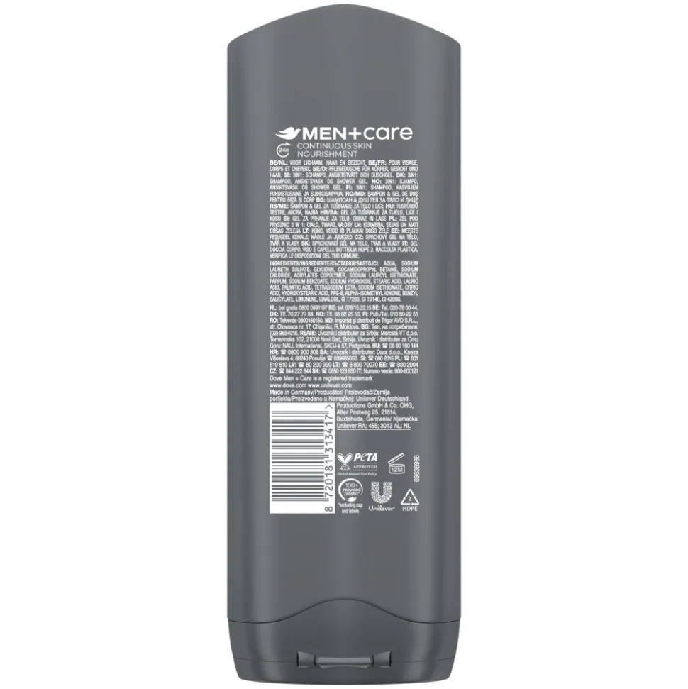 Dove Douchegel Men+ Care Clean Comfort 250 ml