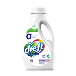 Dreft Vloeibaar Wasmiddel 0% Gekleurde Was 19 Wasbeurten 988 ml