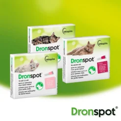 Dronspot Spot On Kat Ontwormingsdruppels Kat 5 - 8 kg 2 pipetten
