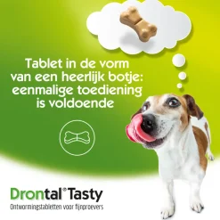 Drontal Dog Flavour Ontworming Tabletten Vanaf 10 kg 6 tabletten