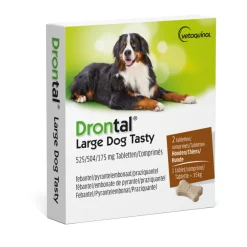 Drontal Ontworming Tabletten Hond vanaf 35 kg 2 tabletten