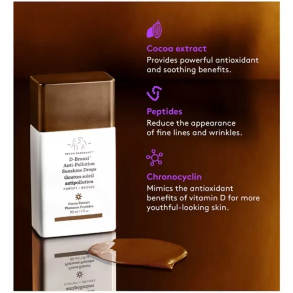 Drunk Elephant D-Bronzi Anti-Pollution Sunshine Drops Gezichtsserum 30 ml
