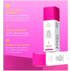 Drunk Elephant T.L.C. Framboos Glycolic Night Serum Gezichtsserum 30 ml