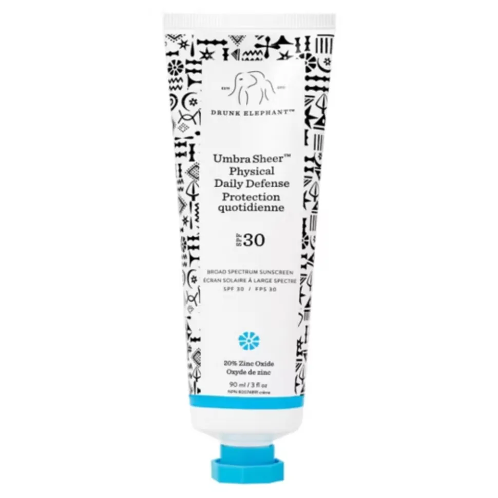 Drunk Elephant Umbra Sheer Physical Daily Defense SPF 30 Zonnebrandcreme 90ml