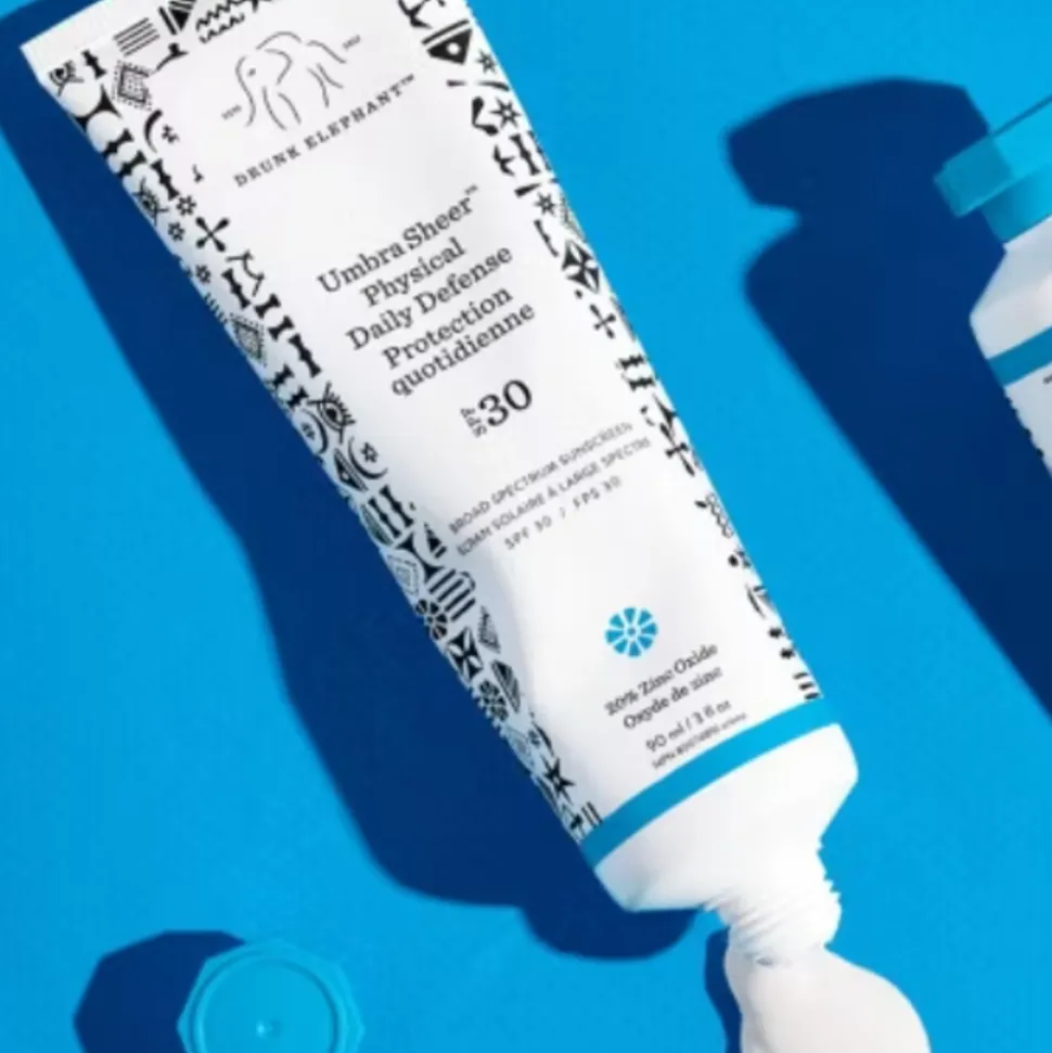 Drunk Elephant Umbra Sheer Physical Daily Defense SPF 30 Zonnebrandcreme 90ml