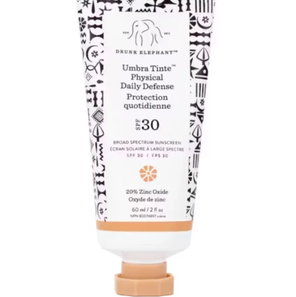 Drunk Elephant Umbra Tinte Physical Daily Defense SPF 30 Zonnebrandcreme 60ml