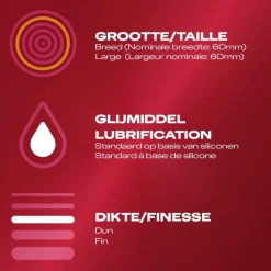 Durex - Love Condoooms 6 stuks & Thin Feel Condooms 10 stuks - Pakket