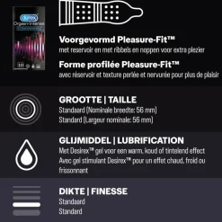 Durex - Orgasm Intense Condooms 10 stuks & Performa Condooms 10 stuks Pakket