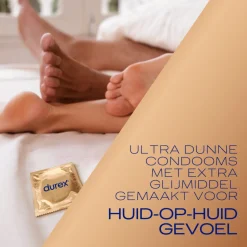 Durex Condooms Nude Extra Lube 10 stuks