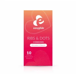 Easyglide Condooms Ribs & Dots 10 stuks