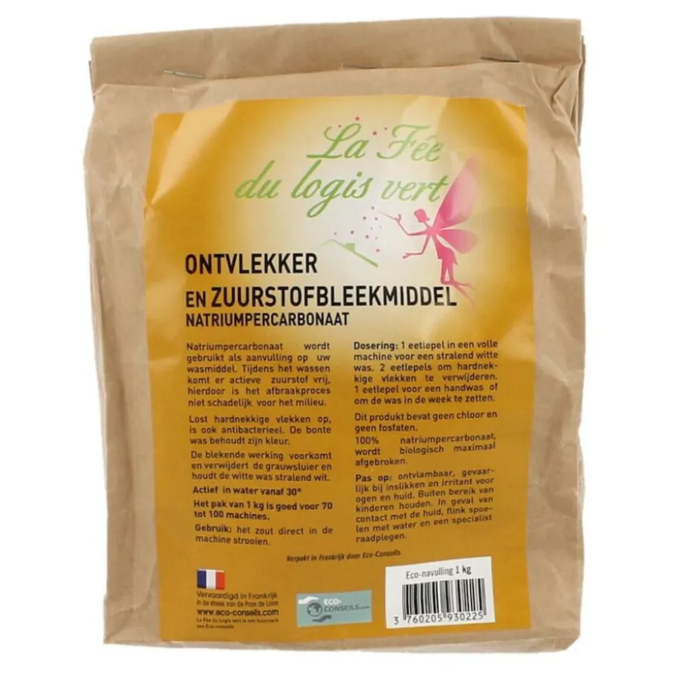 Eco Conseils Zout Ontvlekker en Bleekmiddel 1000 gr