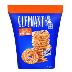 Elephant Pretzels Sesam 180 gr