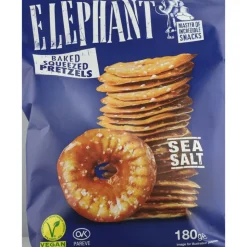 Elephant Pretzels Zeezout 180 gr