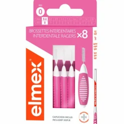 Elmex Interdentale Ragers 0,6 mm Roze ISO Maat 0 8 stuks