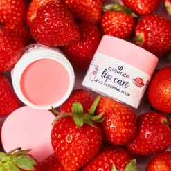 essence Lip Care Jelly Sleeping Mask 02 Stawberry Milkshake 8 gr