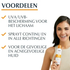 Eucerin Sun Oil Control Mist Transparent Dry Touch SPF 30 200 ml