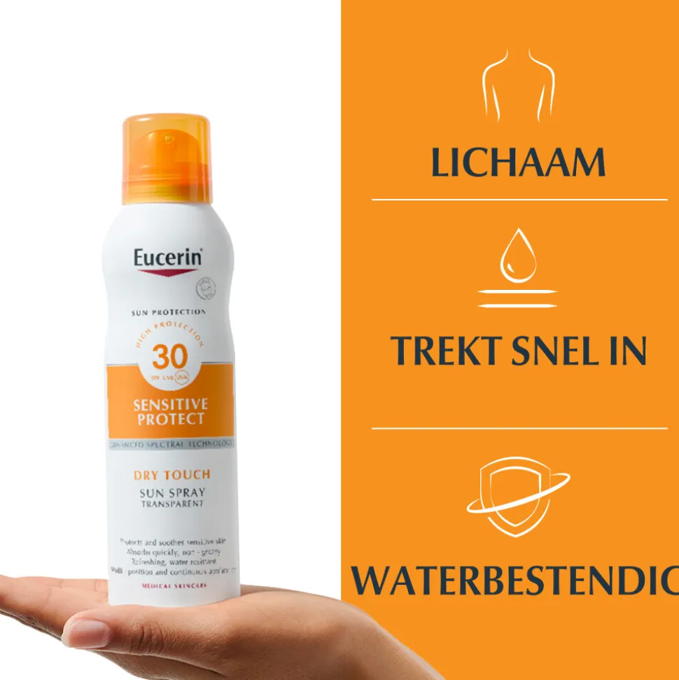 Eucerin Sun Oil Control Mist Transparent Dry Touch SPF 30 200 ml