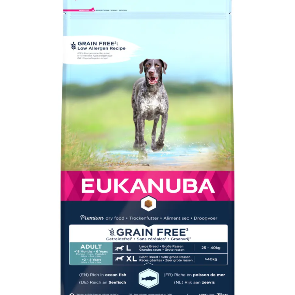 Eukanuba Adult Graanvrij Large Hondenvoer Vis 3 kg