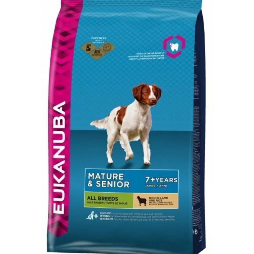 Eukanuba Mature - Senior Hondenvoer Lam - Rijst 12 kg