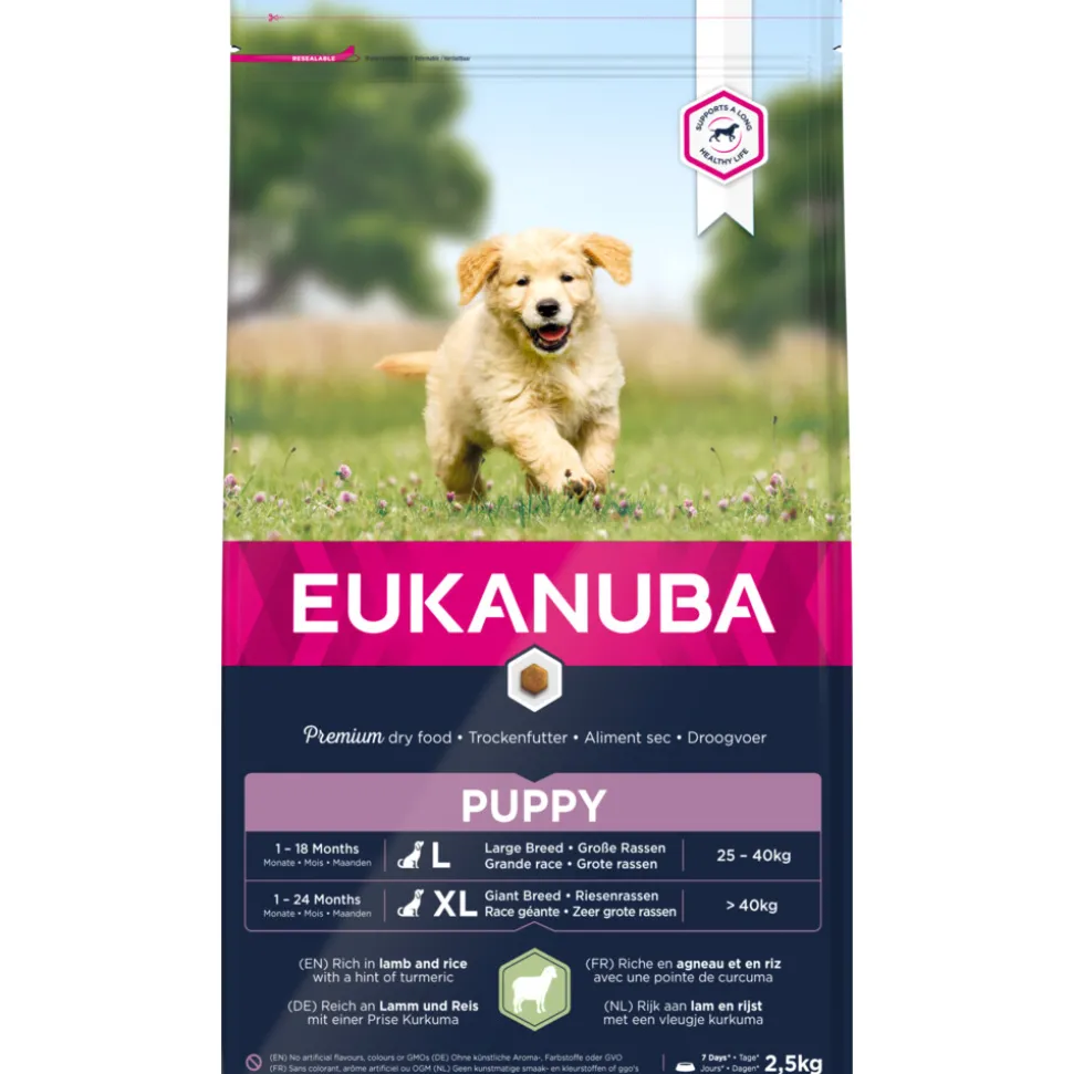 Eukanuba Puppy Hondenvoer Lam - Rijst 2,5 kg