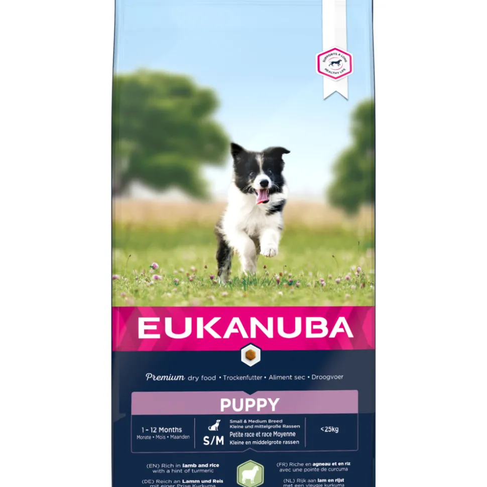 Eukanuba Puppy Small - Medium Hondenvoer Lam - Rijst 12 kg