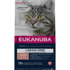 Eukanuba Senior Graanvrij Kattenvoer Zalm 2 kg