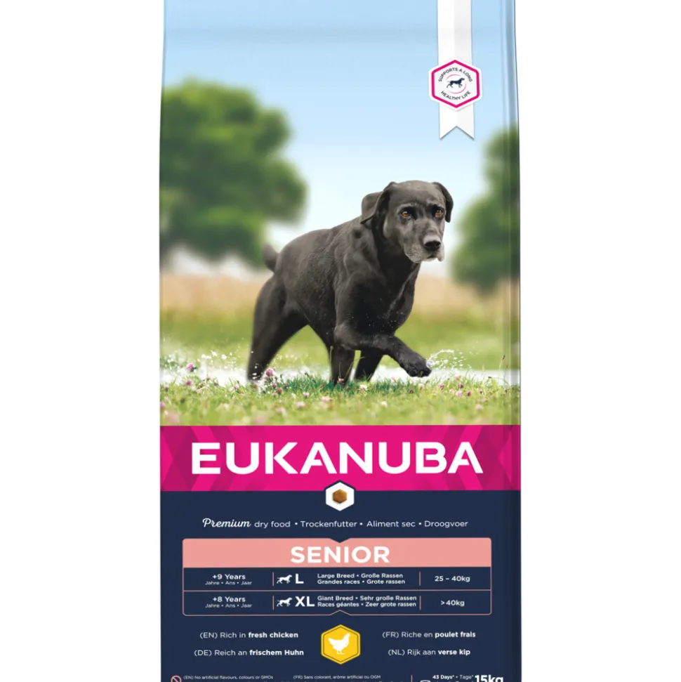 Eukanuba Senior Large Hondenvoer Kip 15 kg