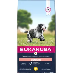 Eukanuba Senior Medium Hondenvoer Kip 15 kg