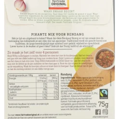 Fairtrade Original Boemboe Rendang 75 gr