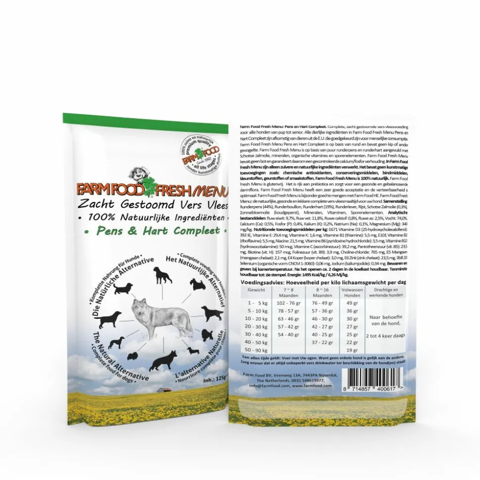 Farm Food Fresh Menu Pens en Hart 125 gr