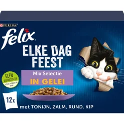 Felix Elke Dag Feest Mix Selectie in Gelei 12 x 85 gr
