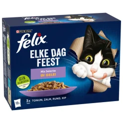 Felix Elke Dag Feest Mix Selectie in Gelei 12 x 85 gr
