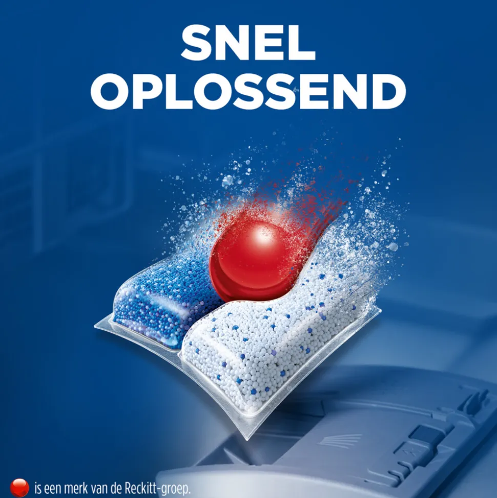 Finish Vaatwastabletten Quantum All-in-1 Regular 44 stuks