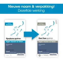 Flea Free Anti Vlooiendruppels Hond 20-40 kg 3 pipetten