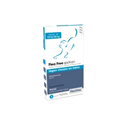 Flea Free Spot On Anti Vlooiendruppels Hond 10-20 kg 3 pipetten