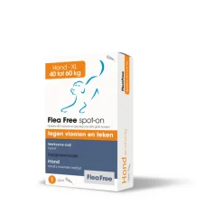 Flea Free Spot-On Anti Vlooien en Teken Druppels Hond 40-60 kg