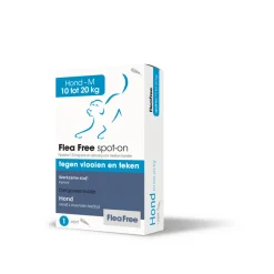 Flea Free Spot-On Anti Vlooien en Teken Druppels Hond 10-20 kg