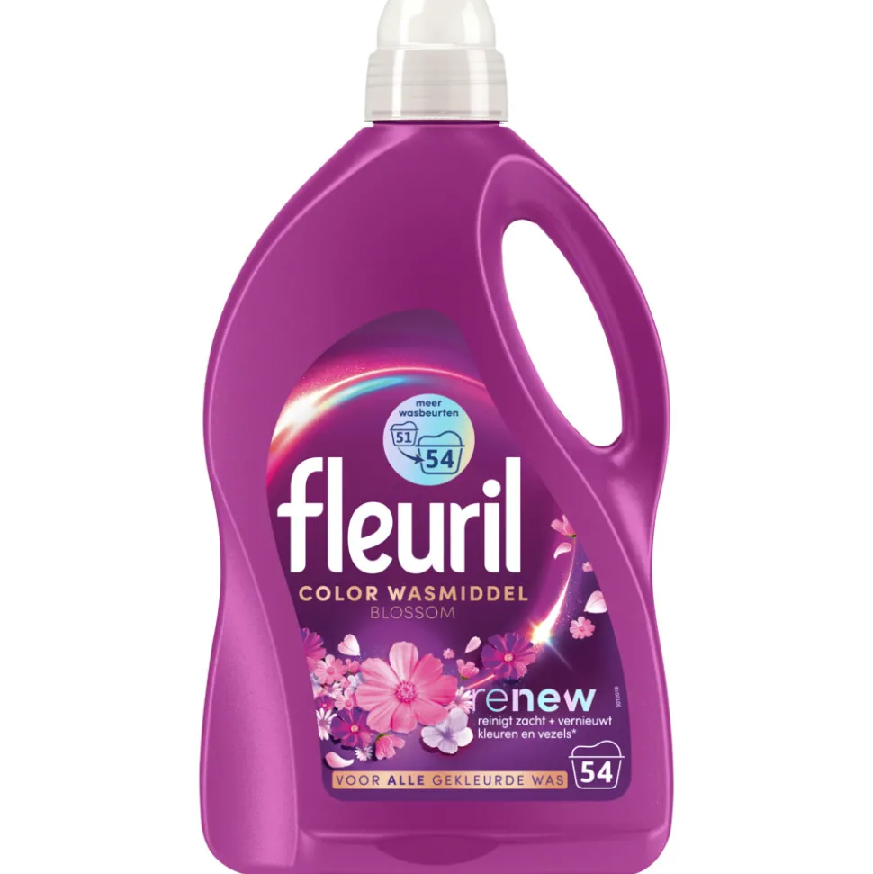 Fleuril Color Blossom Wasmiddel 54 wasbeurten 2,430 liter
