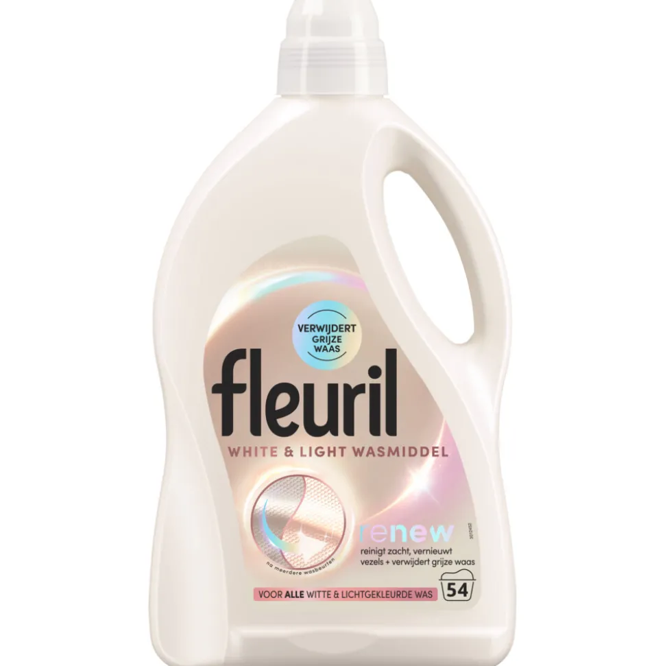Fleuril White & Light Wasmiddel 54 wasbeurten 2,430 liter