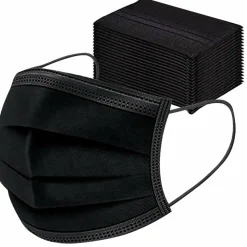 Fohwa Mondkapjes Zwart 50 stuks