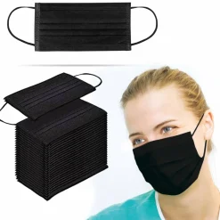 Fohwa Mondkapjes Zwart 50 stuks