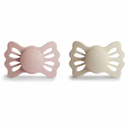 Frigg Fopspeen Lucky maat 2 6-18 mnd Cream Blush 2 stuks