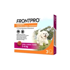 Frontpro Hond S 2-4 kg 3 tabletten